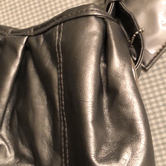 Vintage 80’s/90’s KENRA Metallic Grey Promo Bag Clutch Shoulder Tote - #OS020 - Picture 9 of 11